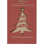 Jeu de 5 cartes de Noël assorties