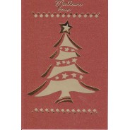 Jeu de 5 cartes de Noël assorties