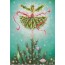 Houx de Noël, carte féérique