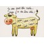 Carte pour humour vache !