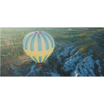  Vol de Montgolfière : carte postale paysage panoramique