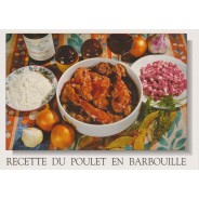 Carte recette régionale Poulet en barbouille