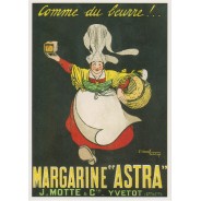 Carte ancienne publicité Margarine Astra 