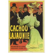 Carte Ancienne affiche Cachou Lajaunie