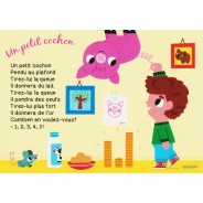 Carte pour enfants avec chanson : Un petit cochon...