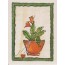 Mini carte avec fleur : Cactus