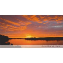 Coucher de soleil sur la Loire, carte postale paysage