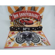 Carte Joyeux Anniversaire pour amateur de belles voitures