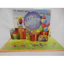 Heureux Anniversaire de Mariage, carte en 3D