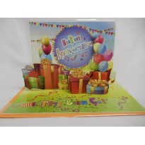 Heureux Anniversaire de Mariage, carte en 3D