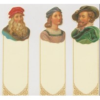 Raphaël, Rubens et Vinci, leurs portraits en marque-pages