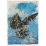 Aigle de Georg Baselitz reproduction sur carte