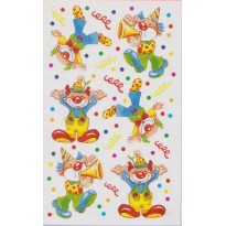 Mini stickers " Les Clowns"