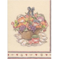 4 Mini cartes Bouquets de fleurs, cartes doubles