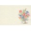 Mini carte Bouquets fleurs aquarelle