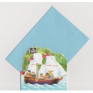 Mini cartes Les Oursons et les bateaux