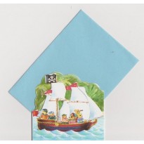 Les Oursons jouent les Pirates, mini cartes d'anniversaires pour enfants