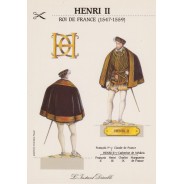 Carte "Henri II", carte silhouette à découper