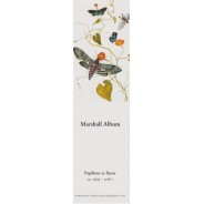 Papillons et Fleurs, extrait de planches botaniques en marque-pages