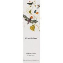 Papillons et Fleurs, extrait de planches botaniques en marque-pages