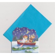 Mini cartes Les Oursons et les bateaux