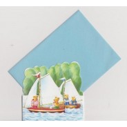 Mini cartes Les Oursons et les bateaux