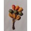 Fruits exotiques, caramboles miniatures pour scrapbooking et créations cartes.