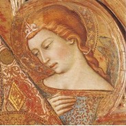 Vierge à l'Enfant -détail du tableau attribué à Luca Di Tomme