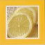 Le citron de Mantoue en rondelles, carte cadre