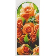 Marque-pages Bouquet de roses saumonées