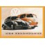 Magnet Volkswagen, publicité anglaise vintage