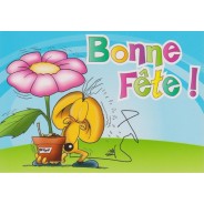 Carte Bonne Fête "Pot'Fleur"