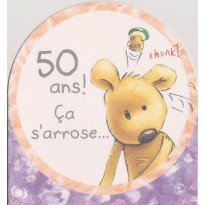 Cartes anniversaires de 18 à 50 ans