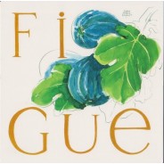Figues, Carte Aquarelle de Jean-Marie Drouet