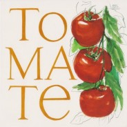 Tomate, Carte Aquarelle de Jean-Marie Drouet