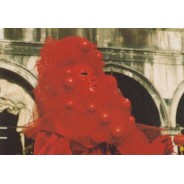 Carnaval de Venise, masque en carte postale 