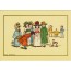 Dessins de Kate Greenaway en 7 cartes postales au choix