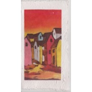 Paysages de Madagascar, 22 cartes artisanales sur papier fabriqué à la feuille