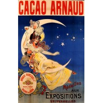 Cacao Arnaud, Magnet métal publicitaire style retro