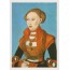 Portrait de Sybille Herzogin von Sachsen par Lucas Cranach, reproduction sur carte postale