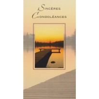 Cartes de Condoléances, 4 cartes au choix