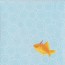 Anniversaire et poisson rouge, carte d'anniversaire en 3 D