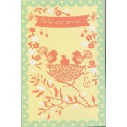 Bébé est arrivé ! Carte faire-part ou félicitations de naissance