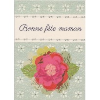 Bonne Fête Maman, Carte à fleur de Camélia