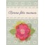 Bonne Fête Maman, Carte à fleur de Camélia