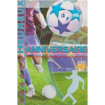 Cartes Joyeux anniversaires Thème du sport : voile, ballons, pêche, surf