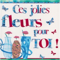 Bougies ou Fleurs ? cartes d'anniversaires 