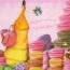 Cartes d'anniversaire pour gourmands : pluie de macarons !