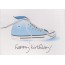 Cartes d'anniversaires Combi Volkswagen hippie et converses