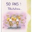 Cartes d'anniversaires humoristiques 18 ans, 20, 30, 40 et 50 ans